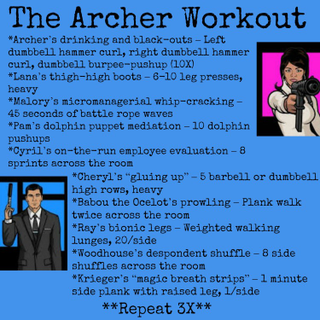 Illustration for article titled Get in the Danger Zone with the Archer workout